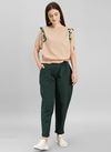 Green And Peach MESMORA MF Trendy Look Western Top With Bottom Heavy Collection 1111